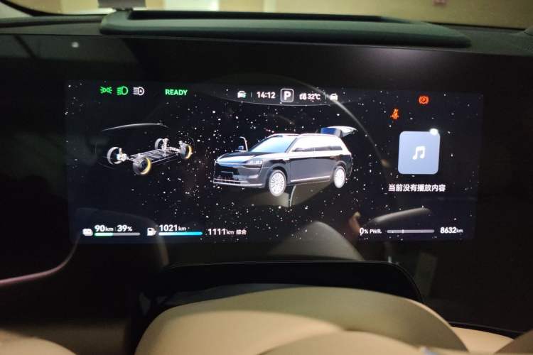 Used Hima AITO M9 2025 Extended-Range Ultra Version 52 kWh 5-Seater Edition Instrument Cluster