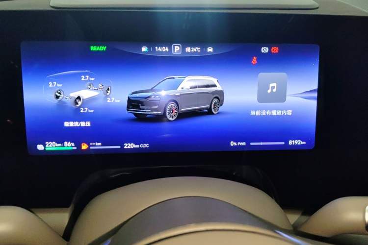 Used Hima AITO M9 2025 Extended-Range Ultra Version 52 kWh 5-Seater Edition Instrument Cluster