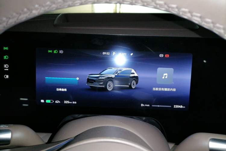 Used Hima AITO M9 2025 Pure Electric Ultra Version 100 kWh 6-Seater Model Instrument Cluster