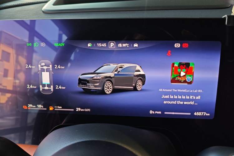 Used Hima AITO M9 2025 Extended-Range Max Version 52 kWh 6-Seater Edition Instrument Cluster