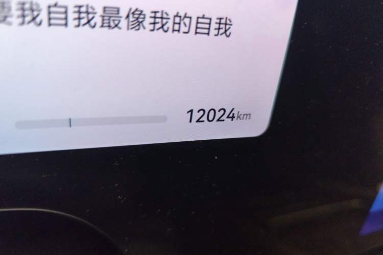 Used Hima AITO M9 2025 Extended-Range Ultra Version 52 kWh 6-Seater Odometer Close Up