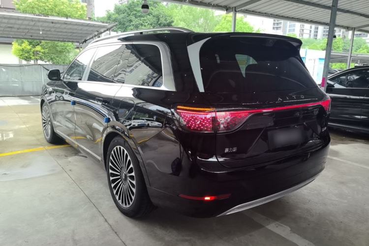 Used Hima AITO M9 2025 Extended-Range Max Version 52 kWh 6-Seater Edition Rear Left 45 Deg