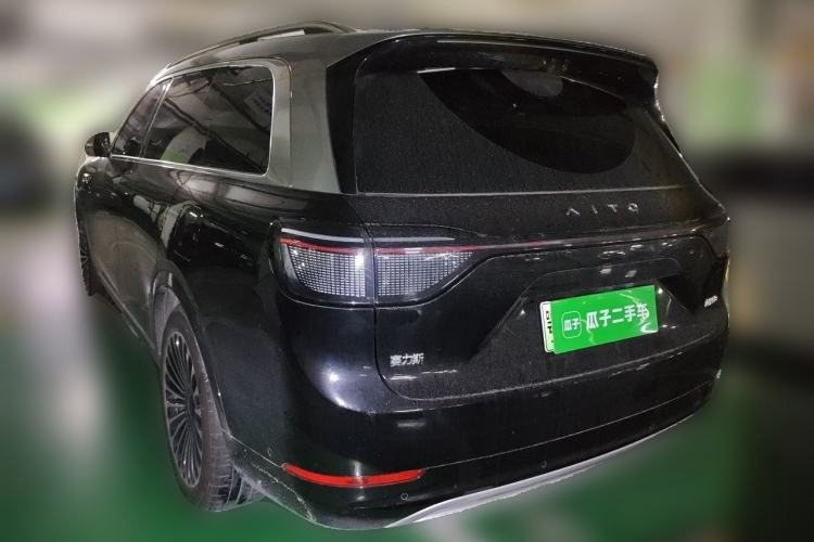 Used Hima AITO M9 2025 Extended-Range Max Version 52 kWh 6-Seater Edition Rear Left 45 Deg
