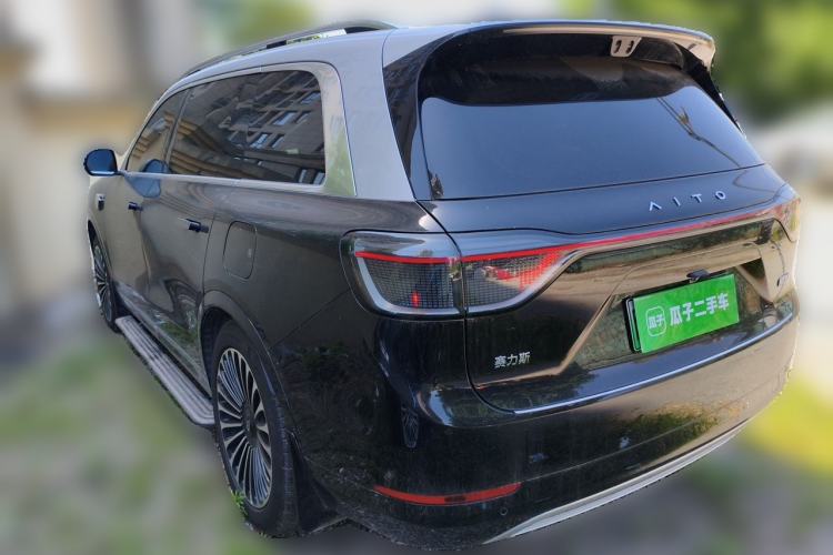 Used Hima AITO M9 2025 Extended-Range Max Version 52 kWh 6-Seater Edition Rear Left 45 Deg