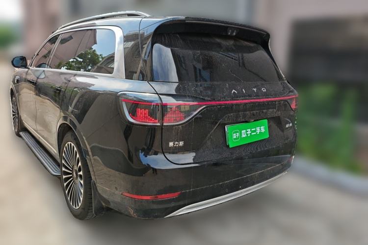 Used Hima AITO M9 2025 Extended-Range Max Version 52 kWh 6-Seater Edition Rear Left 45 Deg