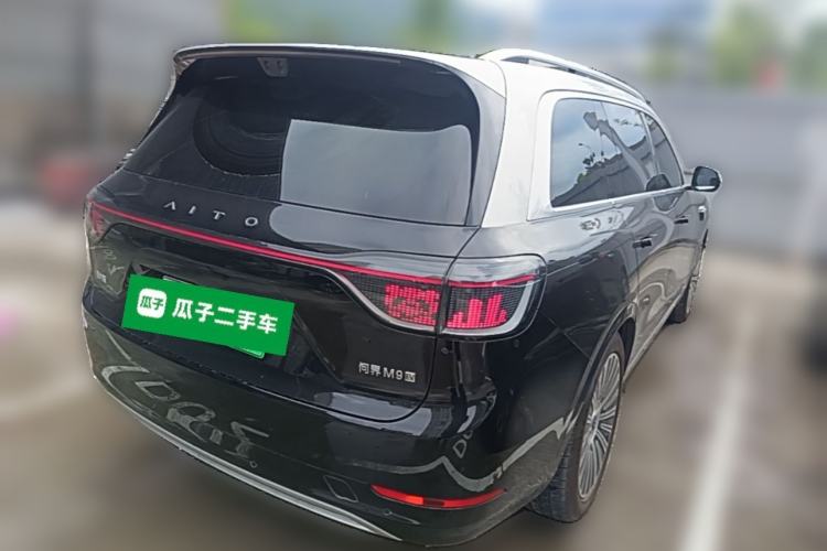 Used Hima AITO M9 2025 Pure Electric Ultra Version 100 kWh 6-Seater Model Rear Right 45 Deg