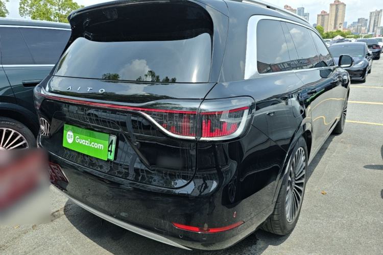 Used Hima AITO M9 2025 Extended-Range Max Version 52 kWh 6-Seater Edition Rear Right 45 Deg