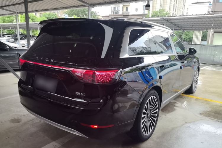 Used Hima AITO M9 2025 Extended-Range Max Version 52 kWh 6-Seater Edition Rear Right 45 Deg
