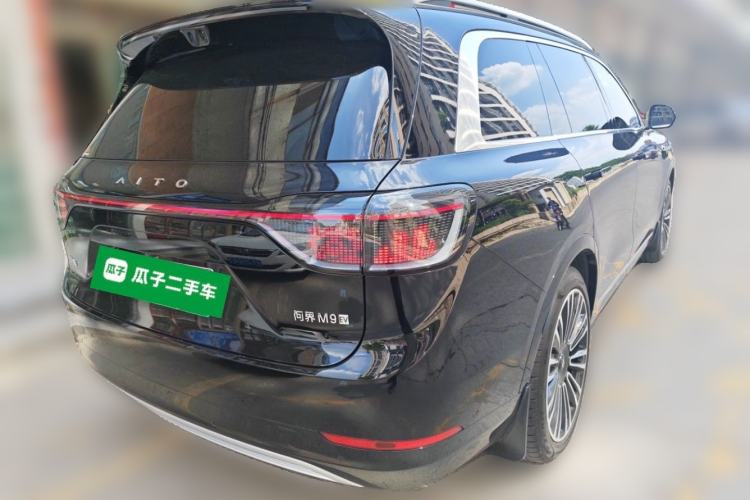 Used Hima AITO M9 2025 Pure Electric Ultra Version 100 kWh 6-Seater Model Rear Right 45 Deg