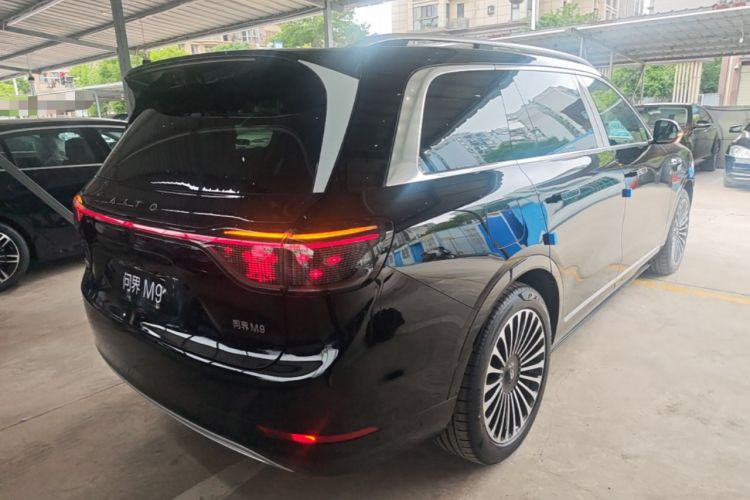 Used Hima AITO M9 2025 Model Range-Extended Max Edition 52kWh 6-seater (896-line LiDAR) Rear Right 45 Deg