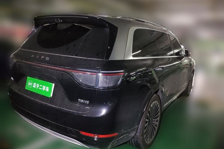 Used Hima AITO M9 2025 Extended-Range Max Version 52 kWh 6-Seater Edition Rear Right 45 Deg