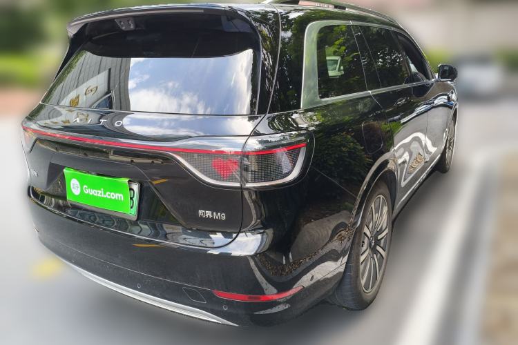 Used Hima AITO M9 2025 Extended-Range Max Version 52 kWh 5-Seater Edition Rear Right 45 Deg