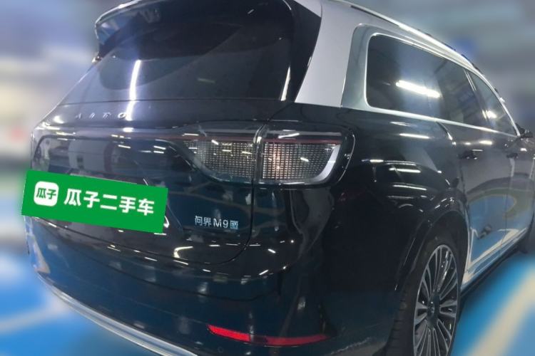 Used Hima AITO M9 2025 Pure Electric Ultra Version 100 kWh 6-Seater Model Rear Right 45 Deg
