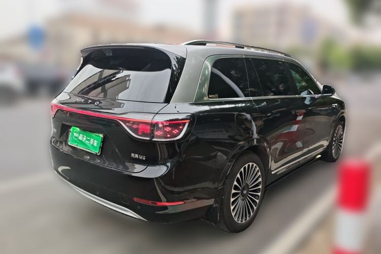 Used Hima AITO M9 2025 Extended-Range Max Version 52 kWh 6-Seater Edition Rear Right 45 Deg