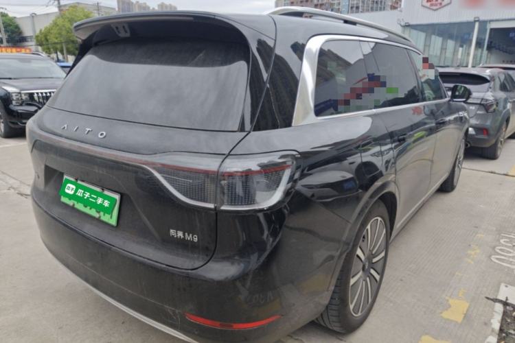 Used Hima AITO M9 2025 Extended-Range Max Version 52 kWh 6-Seater Edition Rear Right 45 Deg