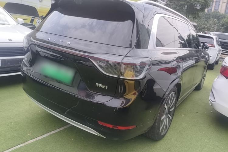 Used Hima AITO M9 2025 Extended-Range Max Version 52 kWh 6-Seater Edition Rear Right 45 Deg