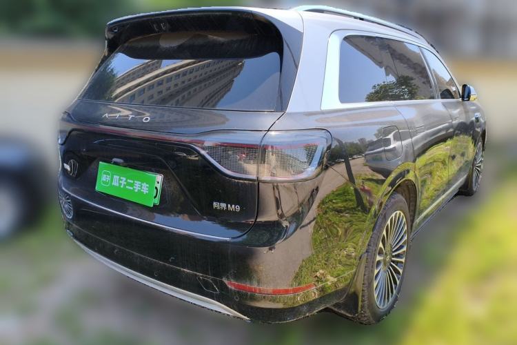 Used Hima AITO M9 2025 Extended-Range Max Version 52 kWh 6-Seater Edition Rear Right 45 Deg