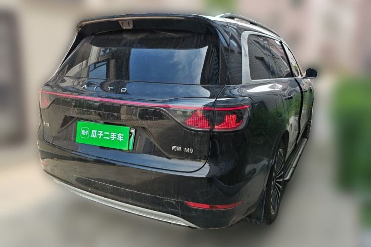 Used Hima AITO M9 2025 Extended-Range Max Version 52 kWh 6-Seater Edition Rear Right 45 Deg
