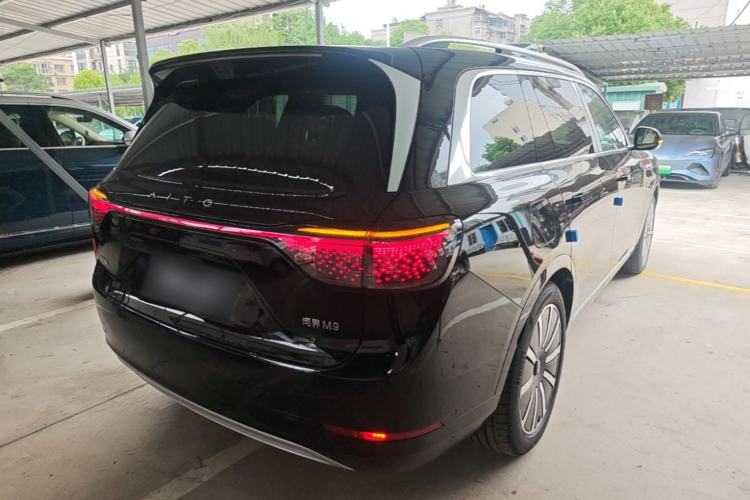 Used Hima AITO M9 2025 Model Range-Extended Ultra Edition 52kWh 6-seater (896-line LiDAR) Rear Right 45 Deg