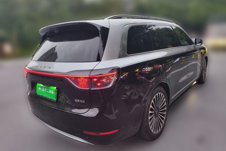 Used Hima AITO M9 2025 Extended-Range Ultra Version 52 kWh 6-Seater Rear Right 45 Deg