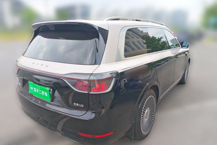 Used Hima AITO M9 2025 Extended-Range Max Version 52 kWh 6-Seater Edition Rear Right 45 Deg