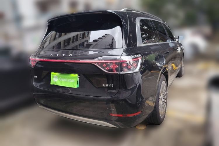 Used Hima AITO M9 2025 Extended-Range Ultra Version 52 kWh 6-Seater Rear Right 45 Deg