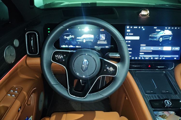 Used Hima AITO M9 2025 Extended-Range Max Version 52 kWh 6-Seater Edition Steering Wheel