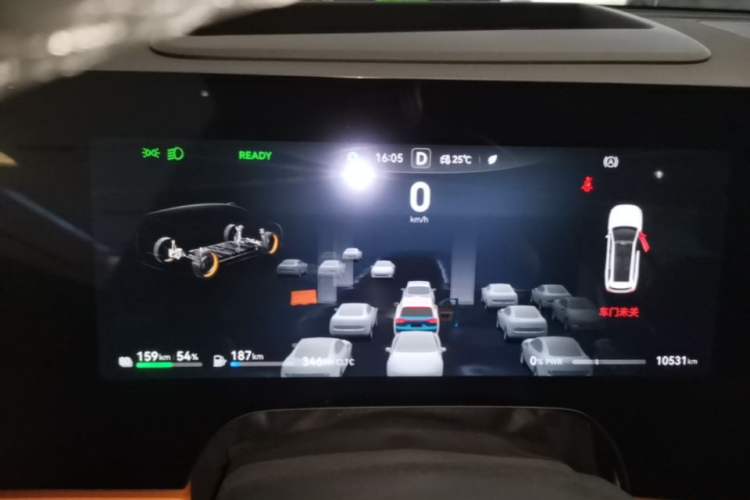 Used Hima AITO M9 2025 Extended-Range Max Version 52 kWh 5-Seater Edition Instrument Cluster