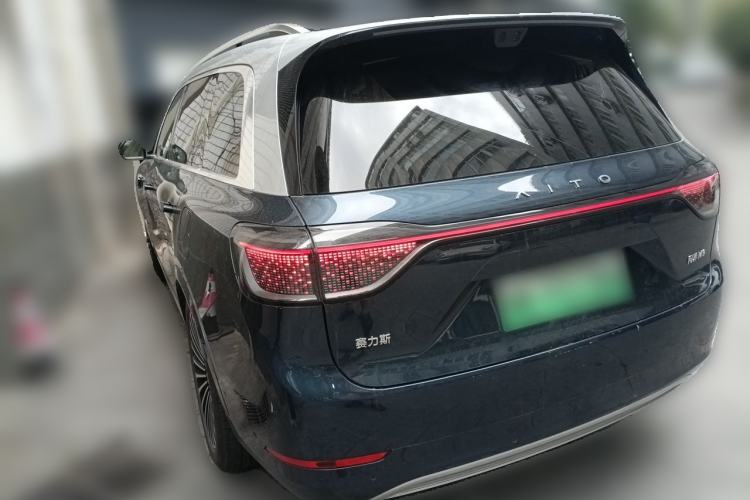 Used Hima AITO M9 2025 Extended-Range Ultra Version 52 kWh 6-Seater Rear Left 45 Deg