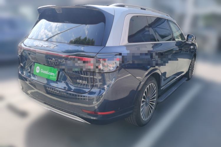 Used Hima AITO M9 2025 Extended-Range Ultra Version 52 kWh 6-Seater Rear Right 45 Deg