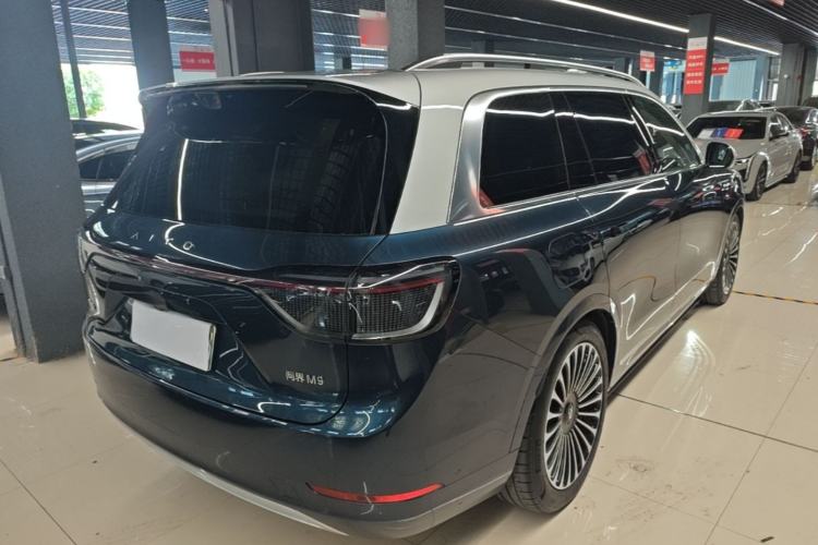 Used Hima AITO M9 2025 Extended-Range Ultra Version 52 kWh 6-Seater Rear Right 45 Deg