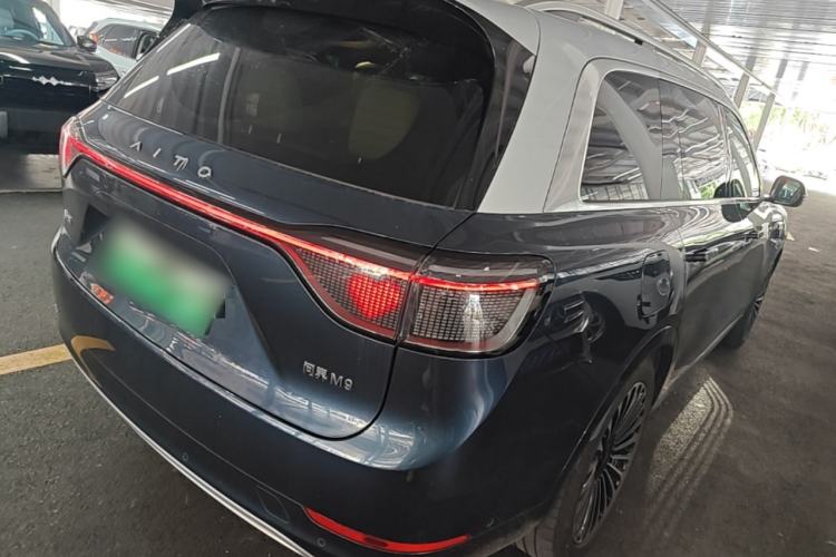 Used Hima AITO M9 2025 Extended-Range Ultra Version 52 kWh 6-Seater Rear Right 45 Deg