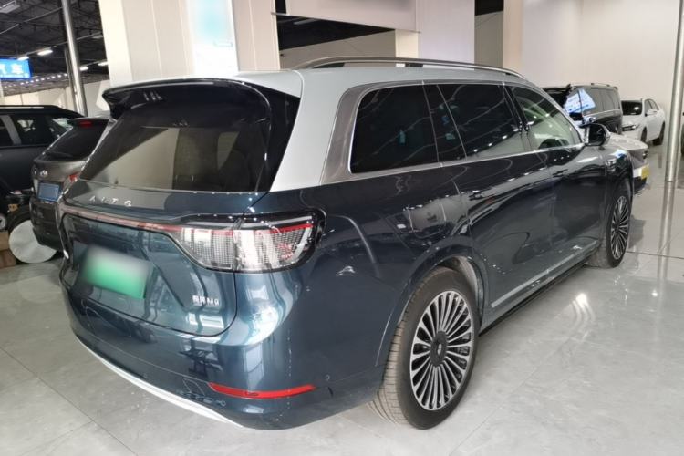 Used Hima AITO M9 2025 Extended-Range Ultra Version 52 kWh 6-Seater Rear Right 45 Deg