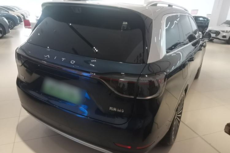 Used Hima AITO M9 2025 Extended-Range Ultra Version 52 kWh 6-Seater Rear Right 45 Deg