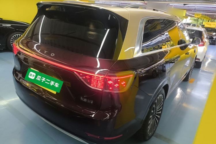 Used Hima AITO M9 2025 Extended-Range Ultra Version 52 kWh 6-Seater Rear Right 45 Deg