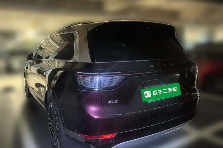 Used Hima AITO M9 2025 Pure Electric Ultra Version 100 kWh 6-Seater Model Rear Left 45 Deg