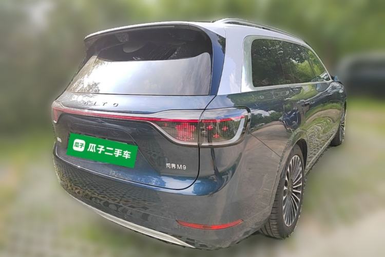 Used Hima AITO M9 2025 Extended-Range Ultra Version 52 kWh 6-Seater Rear Right 45 Deg