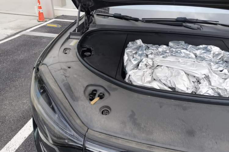 Used Hima AITO M9 2025 Pure Electric Ultra Version 100 kWh 6-Seater Model Engine Bay Right