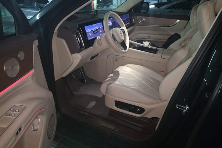 Used Hima AITO M9 2025 Pure Electric Ultra Version 100 kWh 6-Seater Model Left Front Seat