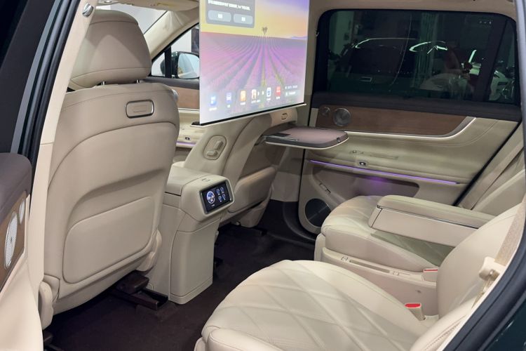 Used Hima AITO M9 2025 Pure Electric Ultra Version 100 kWh 6-Seater Model Left Rear Seat