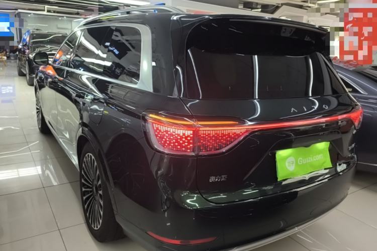 Used Hima AITO M9 2025 Pure Electric Ultra Version 100 kWh 6-Seater Model Rear Left 45 Deg