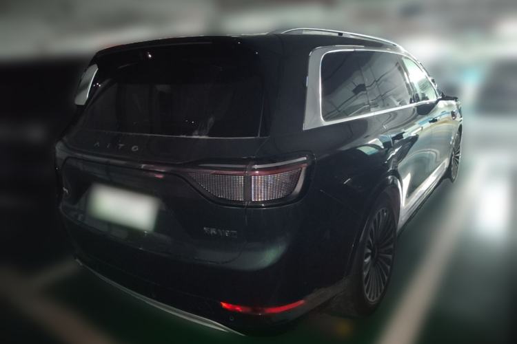 Used Hima AITO M9 2025 Pure Electric Ultra Version 100 kWh 6-Seater Model Rear Right 45 Deg