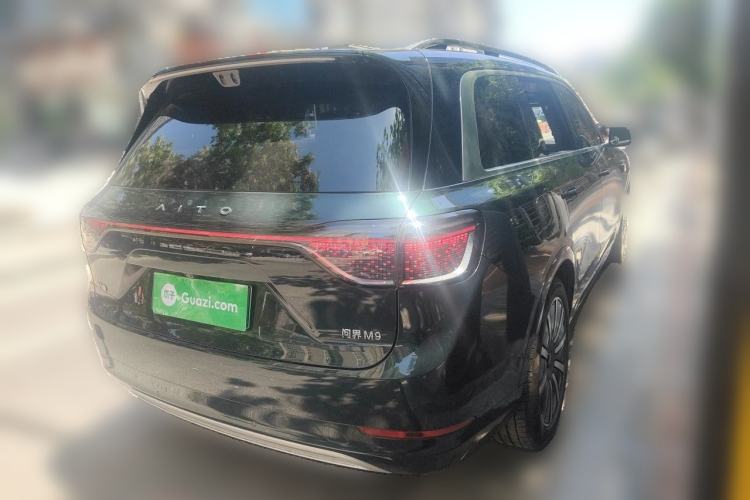 Used Hima AITO M9 2025 Extended-Range Max Version 52 kWh 6-Seater Edition Rear Right 45 Deg