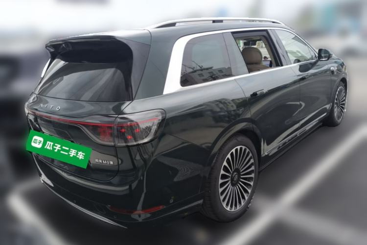 Used Hima AITO M9 2025 Pure Electric Ultra Version 100 kWh 6-Seater Model Rear Right 45 Deg