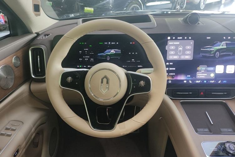 Used Hima AITO M9 2025 Pure Electric Ultra Version 100 kWh 6-Seater Model Steering Wheel