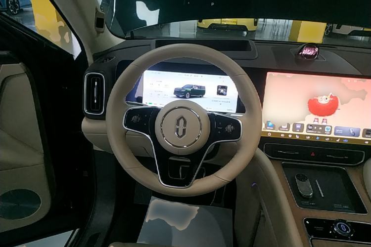 Used Hima AITO M9 2025 Pure Electric Ultra Version 100 kWh 6-Seater Model Steering Wheel