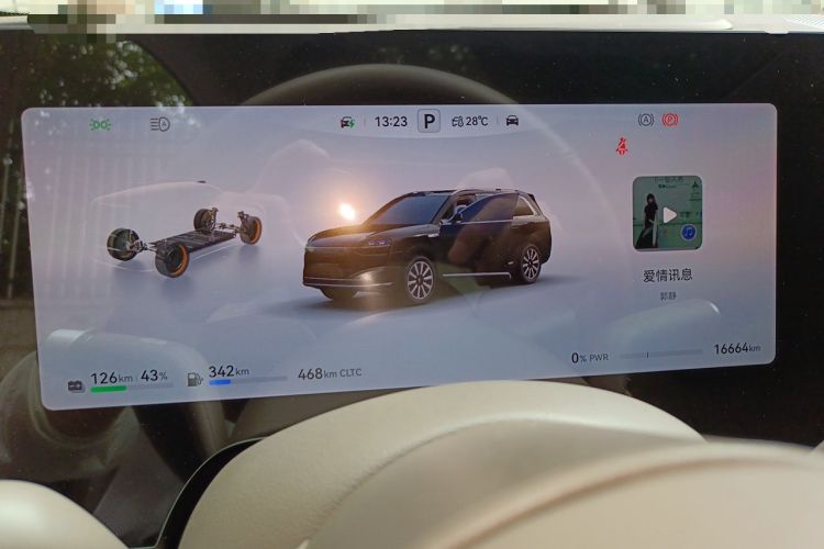 Used Hima AITO M9 2025 Model Range-Extended Max Edition 52kWh 5-seater (896-line LiDAR) Instrument Cluster