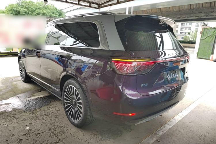 Used Hima AITO M9 2025 Extended-Range Ultra Version 52 kWh 6-Seater Rear Left 45 Deg