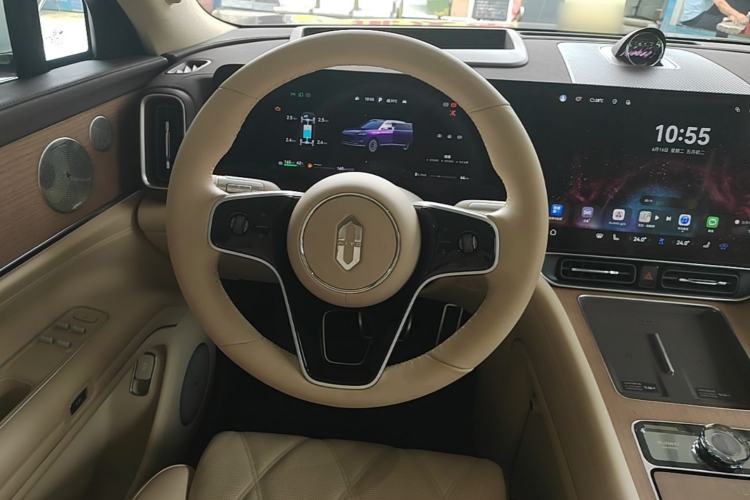 Used Hima AITO M9 2025 Extended-Range Ultra Version 52 kWh 6-Seater Steering Wheel