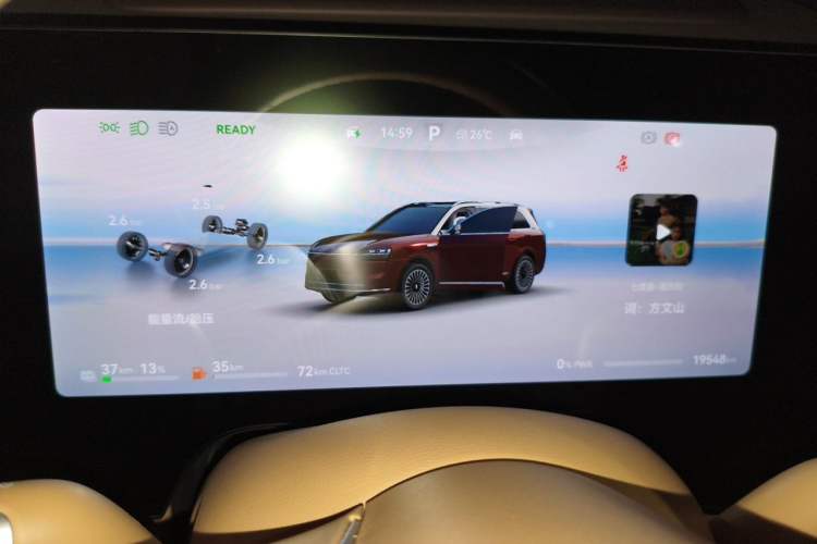 Used Hima AITO M9 2025 Extended-Range Max Version 52 kWh 5-Seater Edition Instrument Cluster